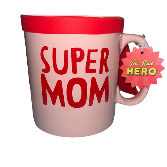Home Essentials Other - SUPER MOM With Cape Oversized Mug